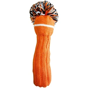 Jan Craig Handmade Headcover for Drivers, 460cc, Orange/White/Black - Picture 1 of 2