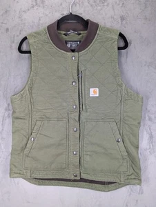 Chaleco Carhartt Resistente Flexible Chaleco Talla Grande Mujer’s Lona Forro Suave Agricultura - Imagen 1 de 12