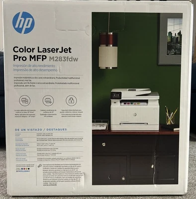 HP Color LaserJet Pro MFP M283fdw Printer NEW SEALED Free Shipping - Image 1 of 4
