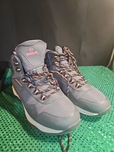 Magellan Outdoors 167566 Waterproof Hiking Boots Gray & Pink Woman’s Sz 6b@9 - Picture 1 of 14