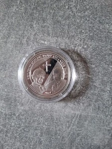 Medaille zur Heiligsprechung Papst Johannes Paul II. 2014 PP in Kapsel OVP - Bild 1 von 2