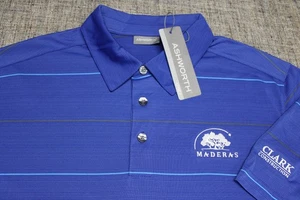 CAMISA DE GOLF ASHWORTH POLY--L--MADERAS G.C.---SIN USAR!!--NUEVA!!ETIQUETAS!! - Imagen 1 de 2