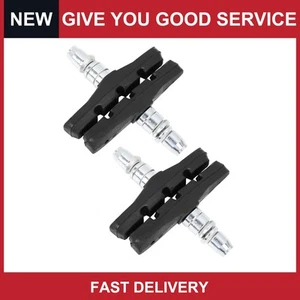 Universal 6mm Thread Dia Rubber Mountain Bicycle Bike Brake Pads Pack of 2 - Picture 1 of 4
