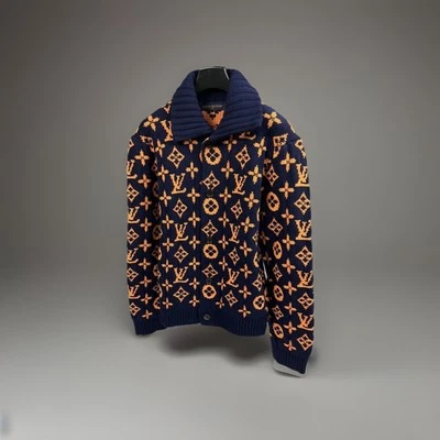 Louis Vuitton x Virgil Abloh - Monogram Signature Cardigan 1AAU8V Size: XL - Image 1 of 4