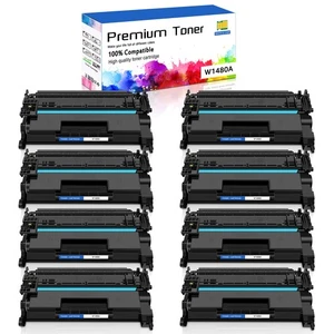 8PK 148A W1480A Toner with Chip for HP LaserJet Pro 4001dw 4001n MFP 4101fdn - Picture 1 of 23