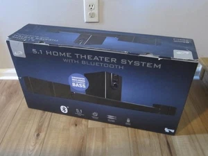 iLive 5.1 Home Theater System Bluetooth 6 Surround Subwoofer Wireless for TV - Picture 1 of 5