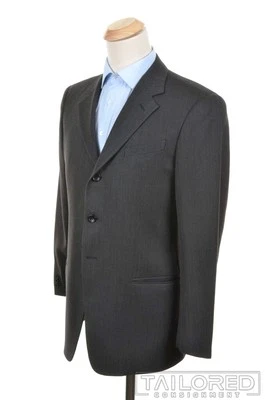 Blazer Abrigo Deportivo Chaqueta ARMANI COLLEZIONI Gris Ojo de Pájaro Lana - EU 50 / US 40 R Foto 1 de 4