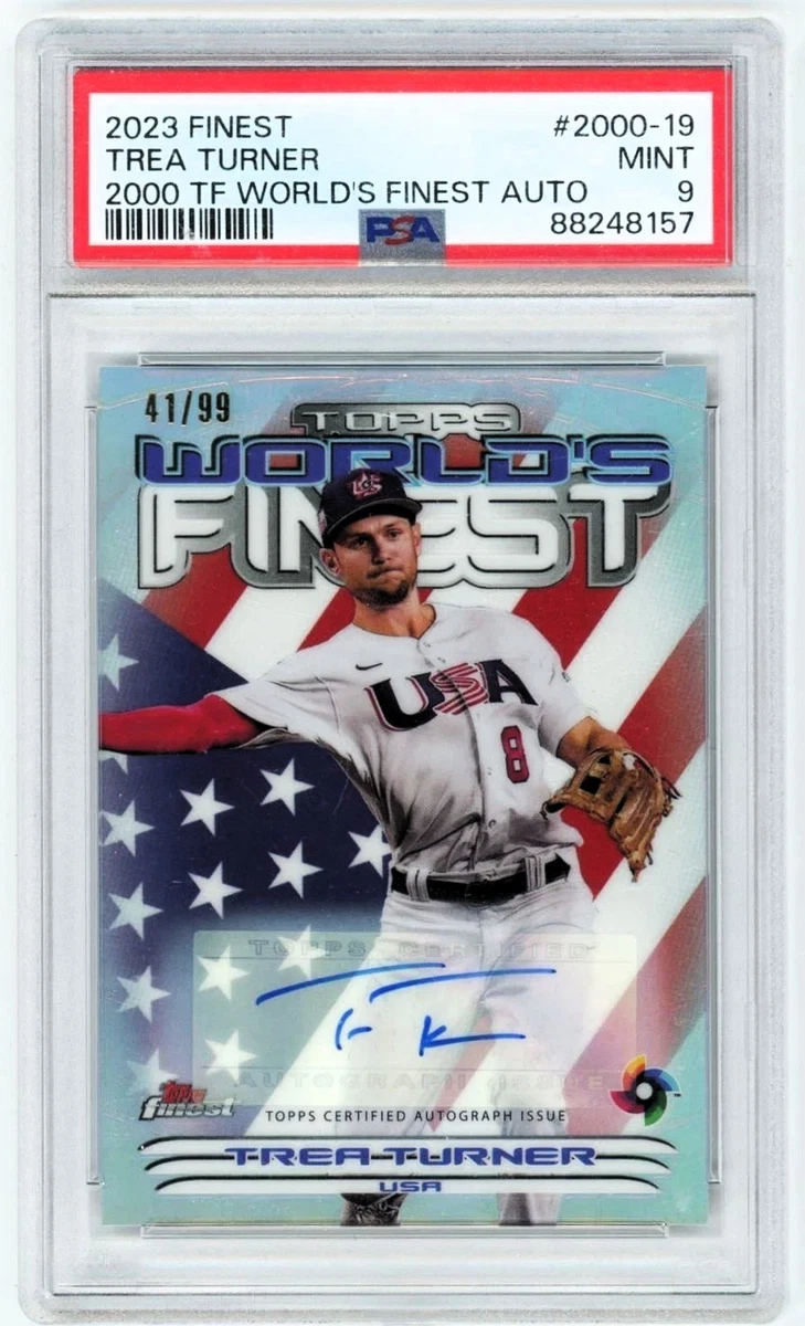 【レッドパラレル】トレイ・ターナー topps now ファーストナンバー HR Trea Turner Baseball Serial Numbered Sports Trading Cards