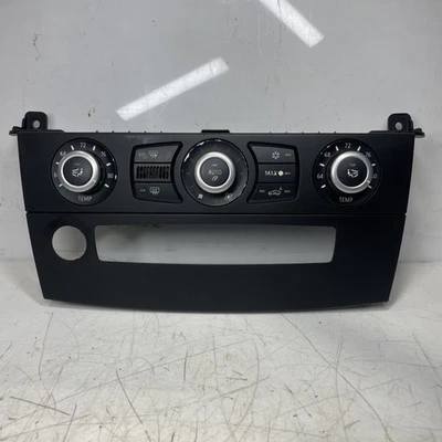 2008 2009 2010 BMW 528i 535i 550i M5 AC HEATER CLIMATE CONTROL UNIT PANEL OEM - Image 1 of 4