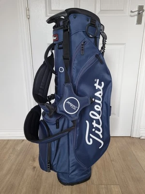 Titleist Players 4 Carry Stand Golf Bag * 4-Way * Navy-White * Mint Condition - Image 1 of 4
