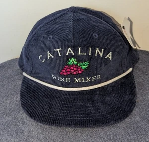 Cappello in velluto a coste Snag Collective Catalina Wine Mixer blu navy nuovo - Foto 1 di 9