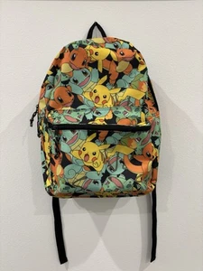 Pokémon Rucksack Pikachu Charmander Bulbasaur Squirtle 2 Pocket Binder Bag 2016 - Bild 1 von 7