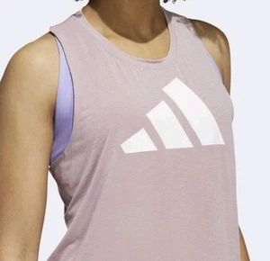 Adidas Women's Tank Top 3 Stripes Size M 12-14 Training Gym Exercise Vest Top - Picture 1 of 7