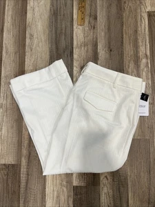 Vintage Express weißes Kleid Caprihosen The Editor Damengröße 8 - Bild 1 von 8