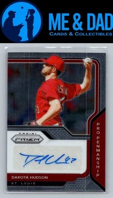 2021 Panini Prizm Auto #PP-DH Dakota Hudson - Image 1 of 2