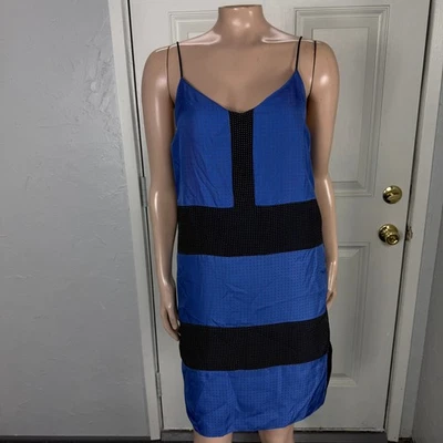 Vestido para mujer Rag & Bone 0 seda lunares sin mangas diseñador cambio fiesta QQ11 Foto 1 de 4