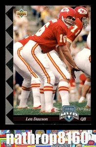 1993 Upper Deck NFL Experience #4 Len Dawson HOF  NM/NM+  Chiefs 9683 - Picture 1 of 4