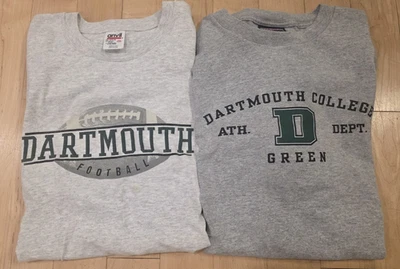 "TWO" Big Green Dartmouth Football T-Shirt 2XL New - Image 1 of 4