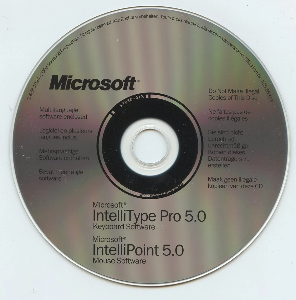Microsoft IntelliType Pro 5.0 PC CD-ROM Disc Only - Image 1 of 1