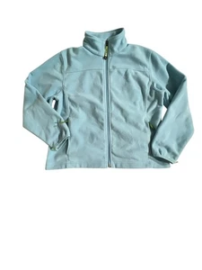 Chaqueta polar LL Bean para mujer cremallera completa azul claro talla grande ajuste regular - Imagen 1 de 8