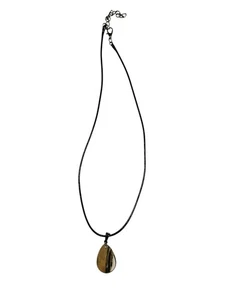 Colgantes de cristal con gota de agua de vidrio con cordón de collar ajustable - Nuevo - Amarillo - Imagen 1 de 2