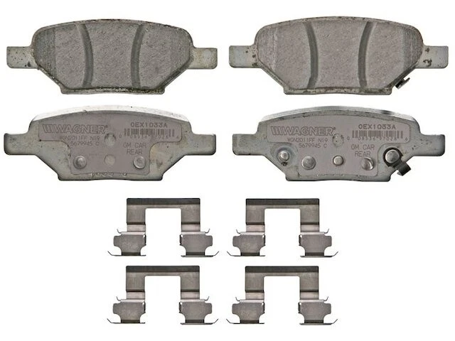 Juego de pastillas de freno trasero para Pontiac G6 2005-2010 2006 2007 2008 2009 CM117NH Foto 1 de 1