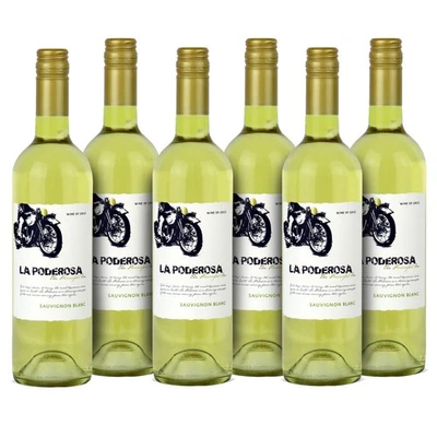 La Poderosa Sauvignon Blanc | 6x75cl Chilean White Wine | Fast UK Delivery - Image 1 of 2