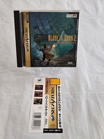 Alone in the Dark 2 Sega Saturn Adventure Game w/ Case & Manual Japan