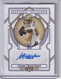 Adam Trautman 2020 Panini National Treasures Purple Rc Auto (7/50) - Picture 1 of 2
