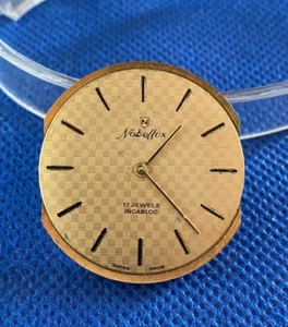 Original NOBELLUX caliber P 7040 movement running & dial (1/15063) - Picture 1 of 5