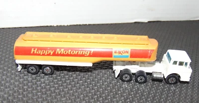 Vintage Yatming Semi Truck w/ Exxon Trailer Happy Motoring - Image 1 of 4