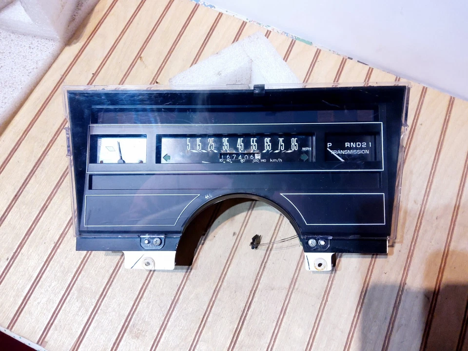 Cuadro de instrumentos Buick Century 3 velocidades 167.406 millas arañazos 1989-1993 Foto 1 de 4