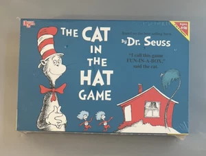 Rare Vintage 1996 Cat in the Hat Board Game By University Game New in Box Sealed - Picture 1 of 2