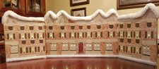 Byers Choice Backdrop " King George Inn " Windows Led lights
