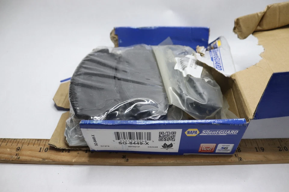 Conjunto de pastilhas de freio NapaSilent Guard cerâmica integralmente moldadas SG-8449-X - Imagem 1 de 1