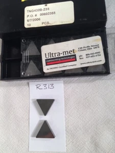 30 NEUE ULTRA-MET TNG 432B-Z55 HARTMETALL-EINSÄTZE. Klasse C5 {R313} - Bild 1 von 1