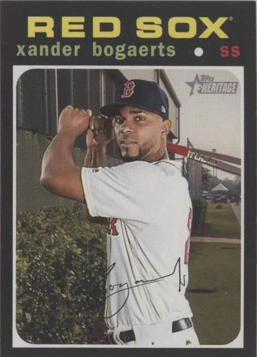 2020 Topps Heritage - Xander Bogaerts #345