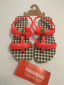 Havaianas Unisex Kids Joy Spring Sandal White/Coral, 31/32 (US 2 Little Kid - Picture 1 of 5