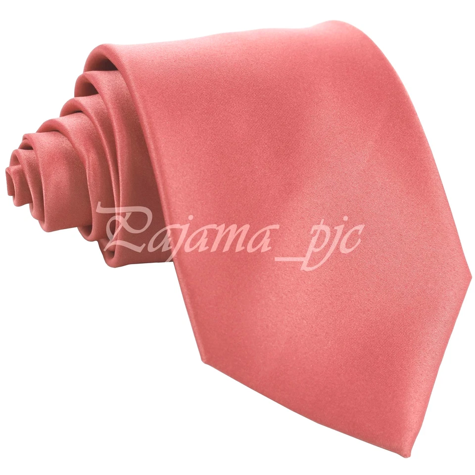 Corbatas nuevas para hombre color sólido auto atado para fiesta formal boda prom Foto 1 de 1