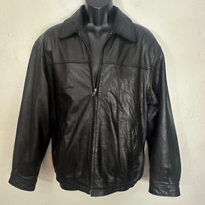 John Ashford Leather Jacket Medium Gently worn 100% leather very soft finish - Picture 1 of 3