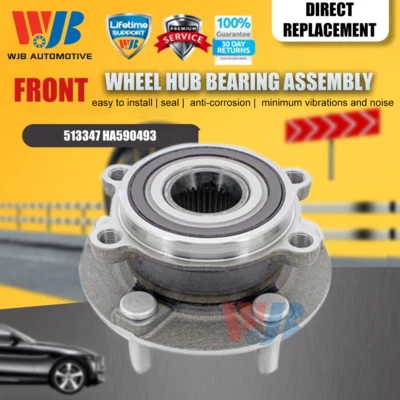 2PCS Front Wheel Bearing Hub Assembly Fit for Mazda 6 CX-5 513347 HA590493 Foto 1 de 4