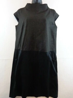 Vestido recto Kenneth Cole New York para mujer sin mangas cintura caída talla 8 negro Foto 1 de 4