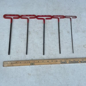 Eklind Tool 3/32" to 1/4" SAE T-Handle Hex Key Set 6 in. 5 pc Set - Picture 1 of 7