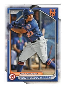 2024 Bowman Daiverson Gutierrez BP-59 Prospects New York Mets - Picture 1 of 2