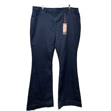 LAURIE FELT Plus Size Jeans 3X Petite Silky Flare Stretch Denim NWT