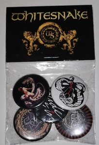 Whitesnake 2015 Concert Set Of 5 Pinbacks - Picture 1 of 6