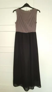 Women's Black/Beige Maxi Dress by Uniqlo (Size XS) - used in good condition - Picture 1 of 3