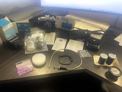 Vintage Minolta X-370 35MM Film Camera BUNDLE - Image 1 of 4