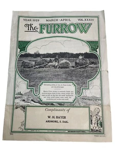 March-April 1929 Vol XXXIV  The Furrow Magazine John Deere Magazine - Picture 1 of 10