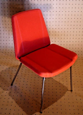 Keilhauer Mid Century Modern Style 'Cahoots'  SIDE CHAIR Red, circa 2005-2015 - Image 1 of 4